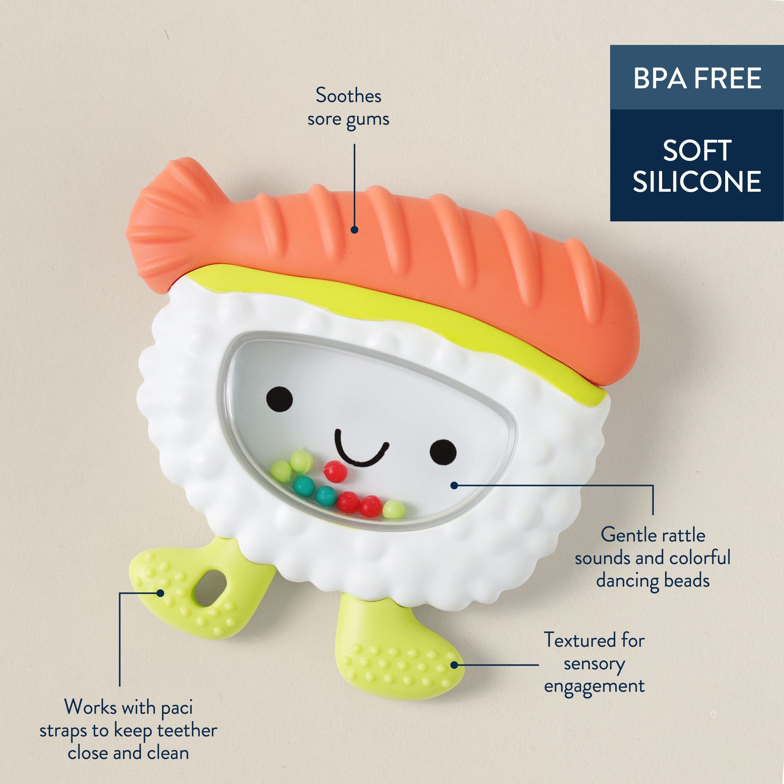 Bitzy Shake Plus™ Rattle & Teether - Image 12