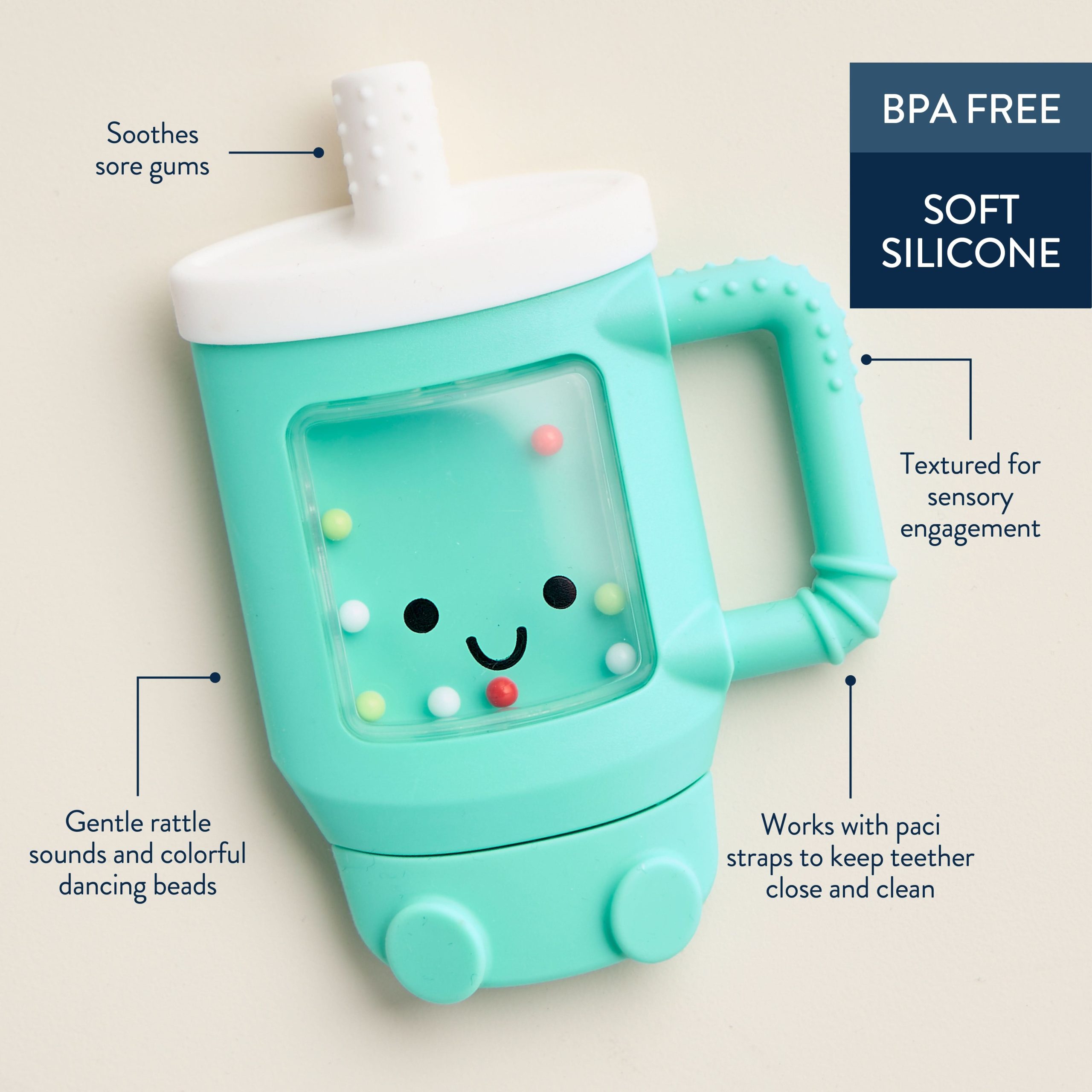 Bitzy Shake Plus™ Rattle & Teether - Image 17