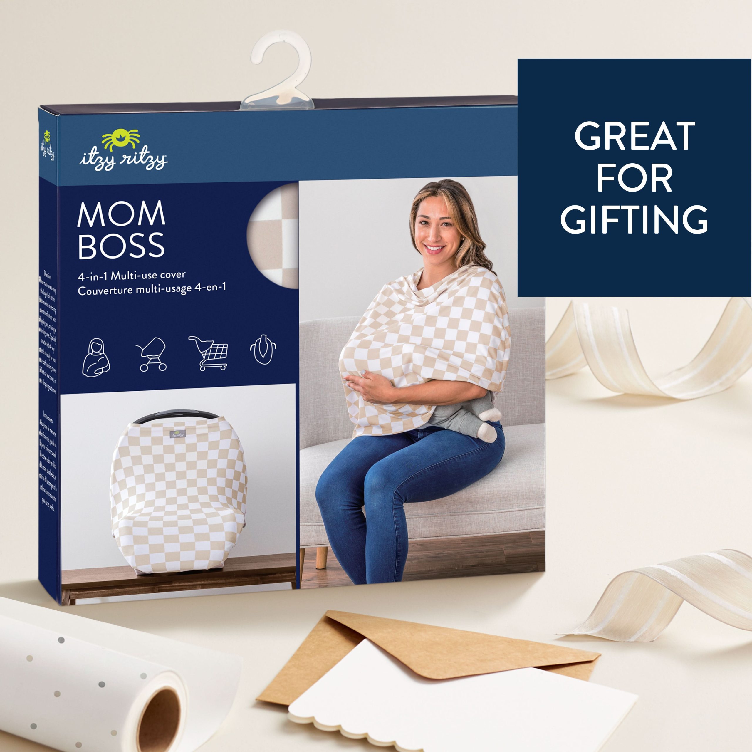 Mom Boss® 4-in-1 Multi-Use Nursing Cover and Scarf - Image 24