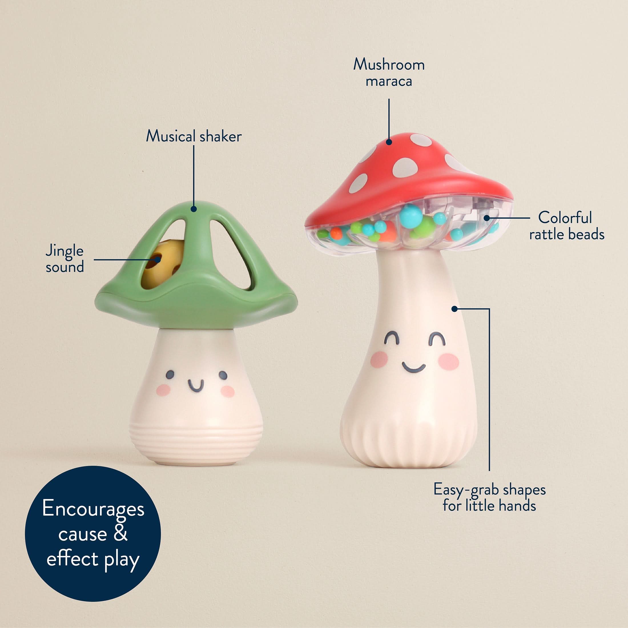 Itzy Mini Maracas™ Musical Rattle Set - Image 3