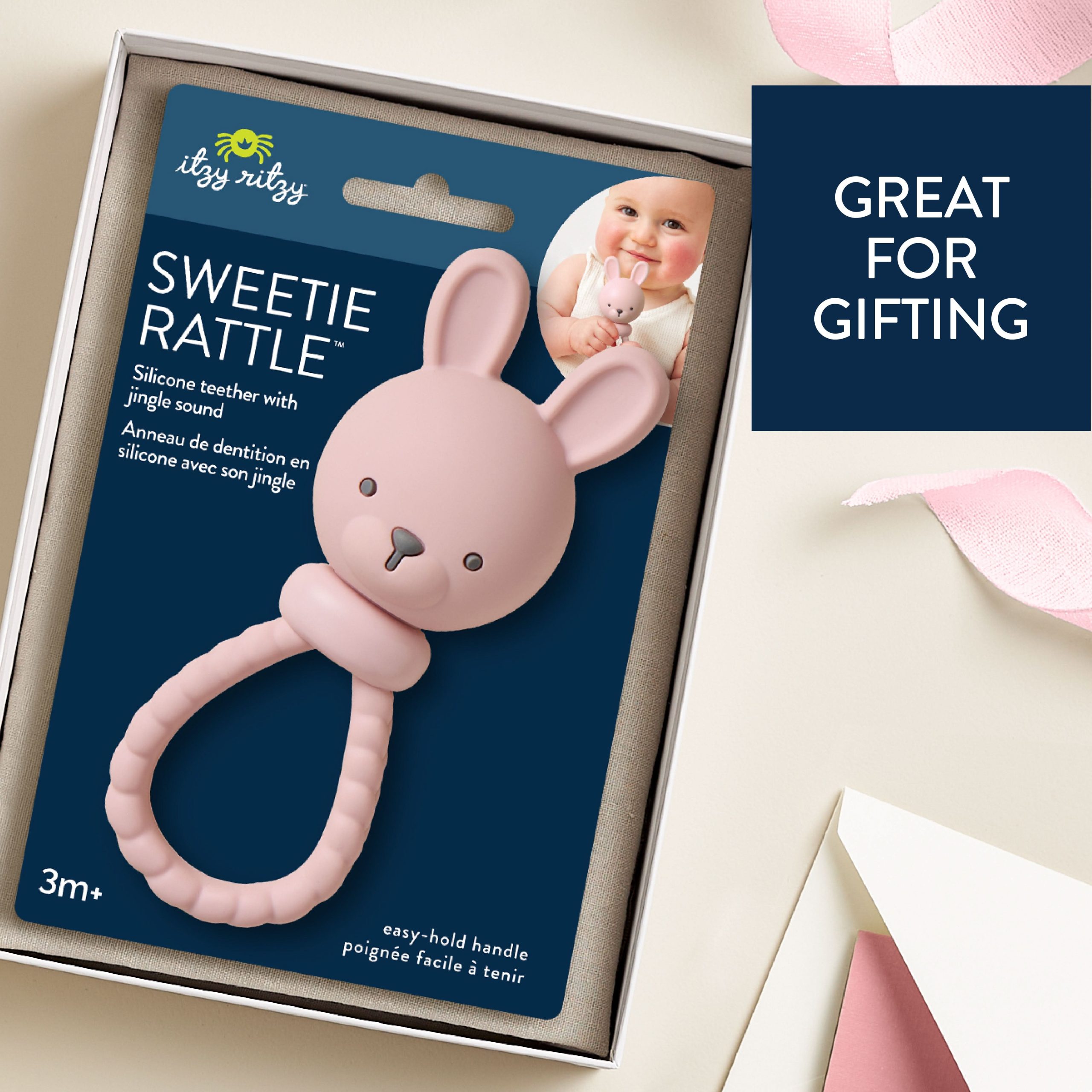 Shake & Smile™ Silicone Rattle Teether - Image 8
